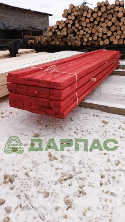 доска обрезная антисептированная 40x100x6м