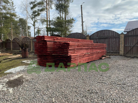 доска обрезная антисептированная 40x100x6м